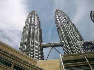 Kuala Lumpur Twin Towers from my hotel