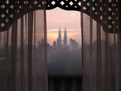 Kuala Lumpur Twin Towers from my hotel